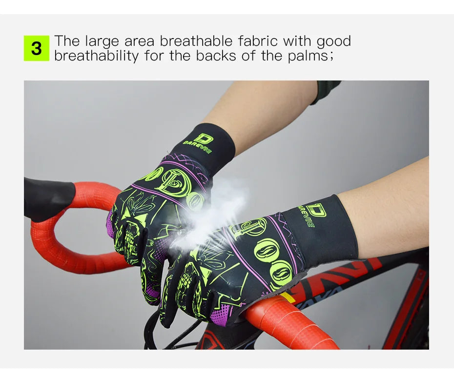Breathable Cycling Biking Gloves with Screen Touch and Shockproof Pad