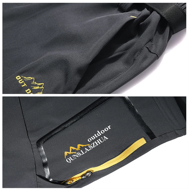 TRVLWEGO Men's Waterproof Camping Hiking Trekking Pants