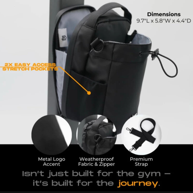 Magnetic Water Bottle Pouch Bag for Gym Outdoor Sports
