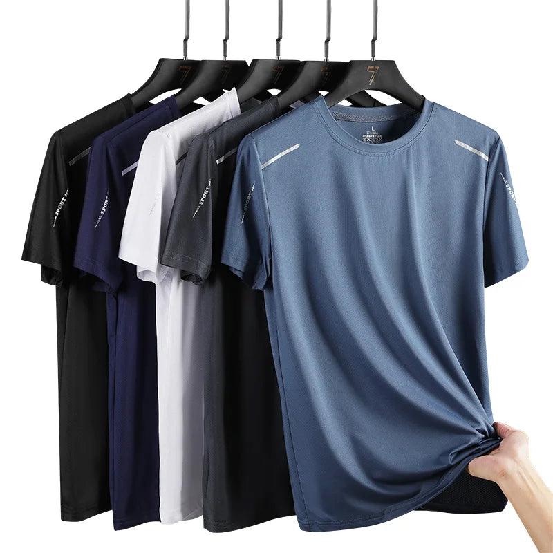 Men's Breathable Quick Drying Running Hiking Fishing T-shirts