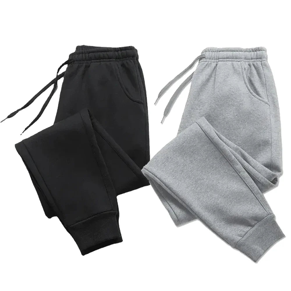 Mens Casual Autumn Winter Fleece Sweatpants for Running Jogging Sports Gym