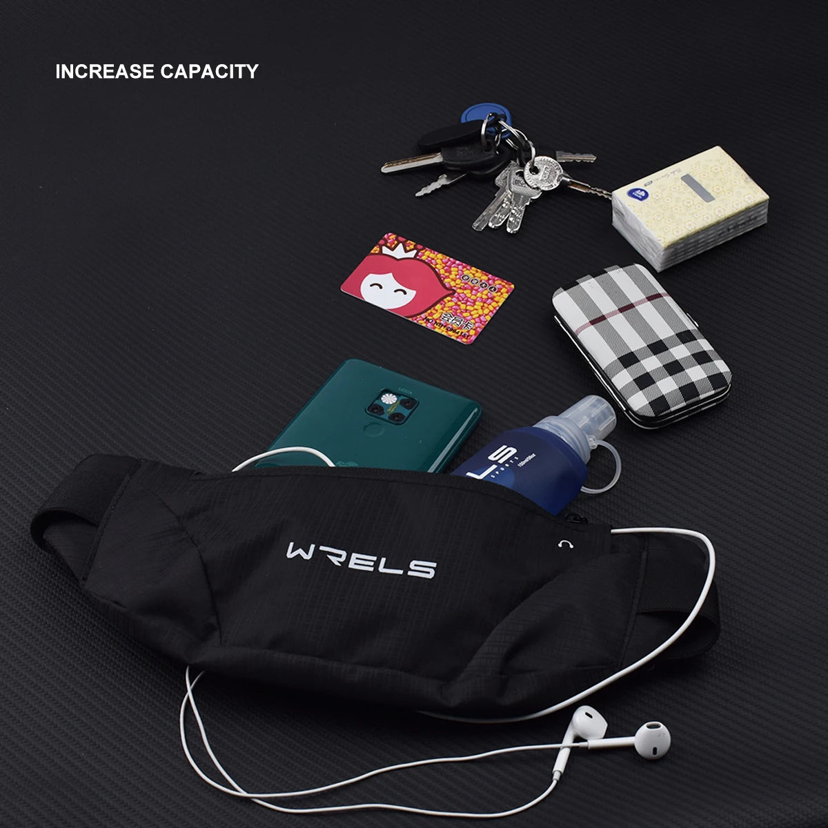 Ultra-thin Waterproof Outdoor Running Fitness Waist Bag Mobile Phone Bag