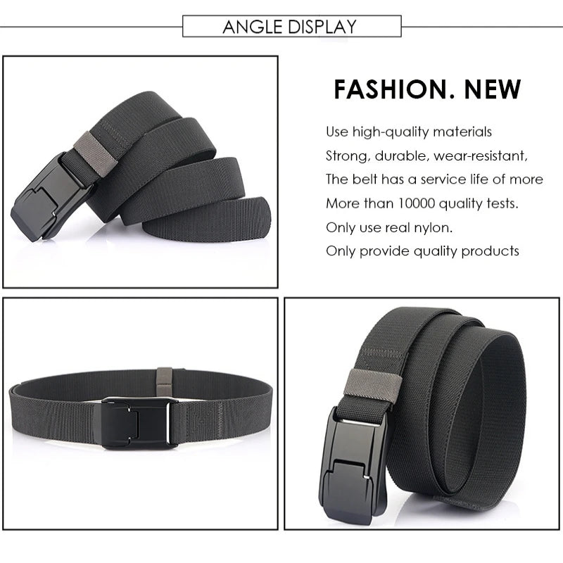 Stretch Belt For Men and Women with Quick Release Buckle