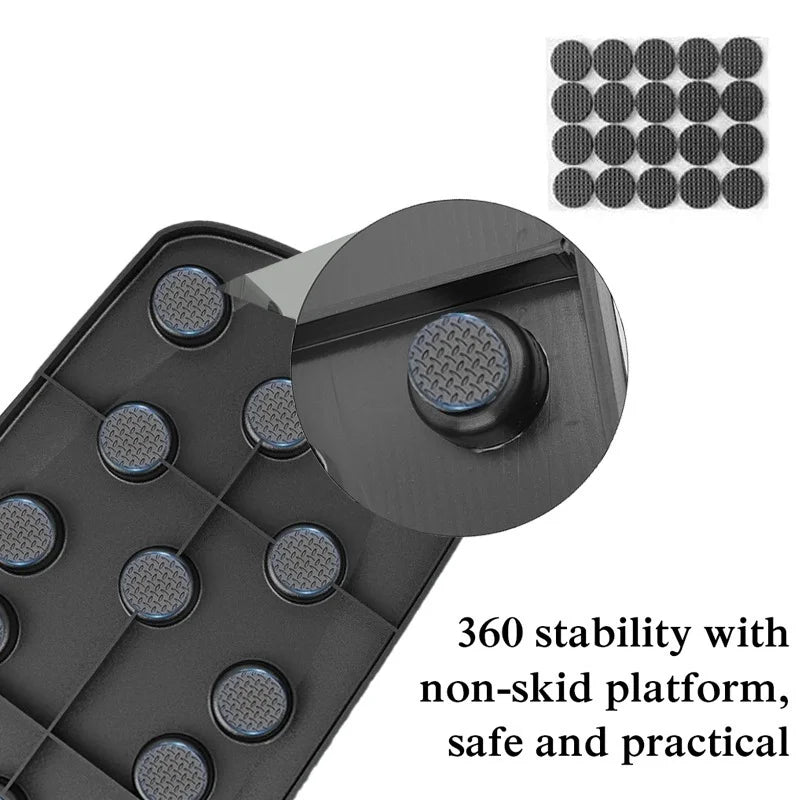 Portable Foldable Multifunctional Push-up Board Set With Handles For Chest Abdomen Arms And Back Training