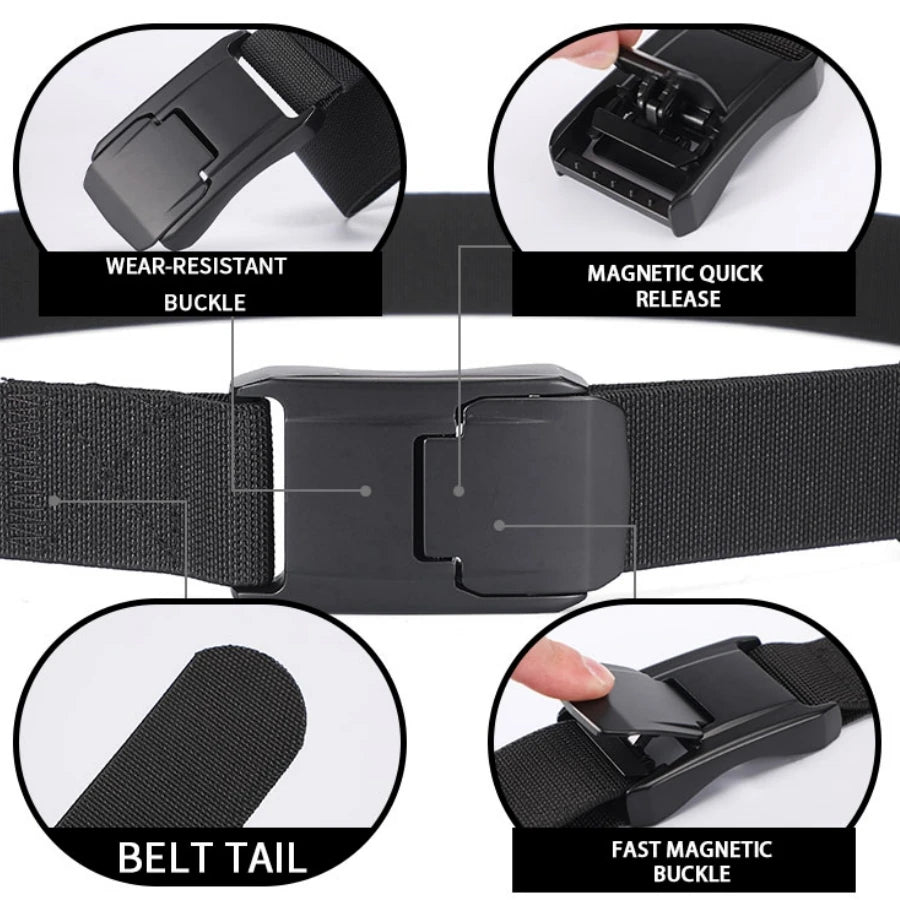 Stretch Belt For Men and Women with Quick Release Buckle