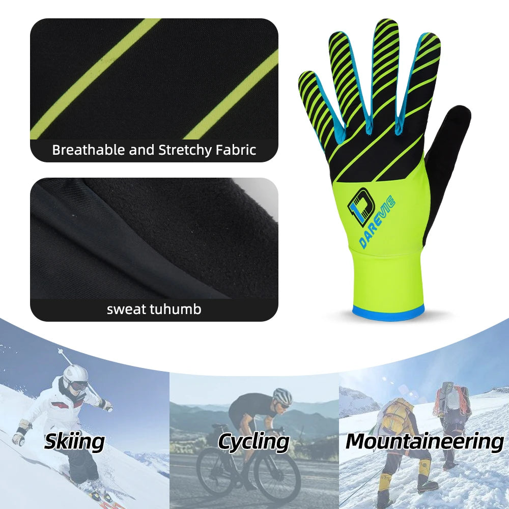 Breathable Cycling Biking Gloves with Screen Touch and Shockproof Pad