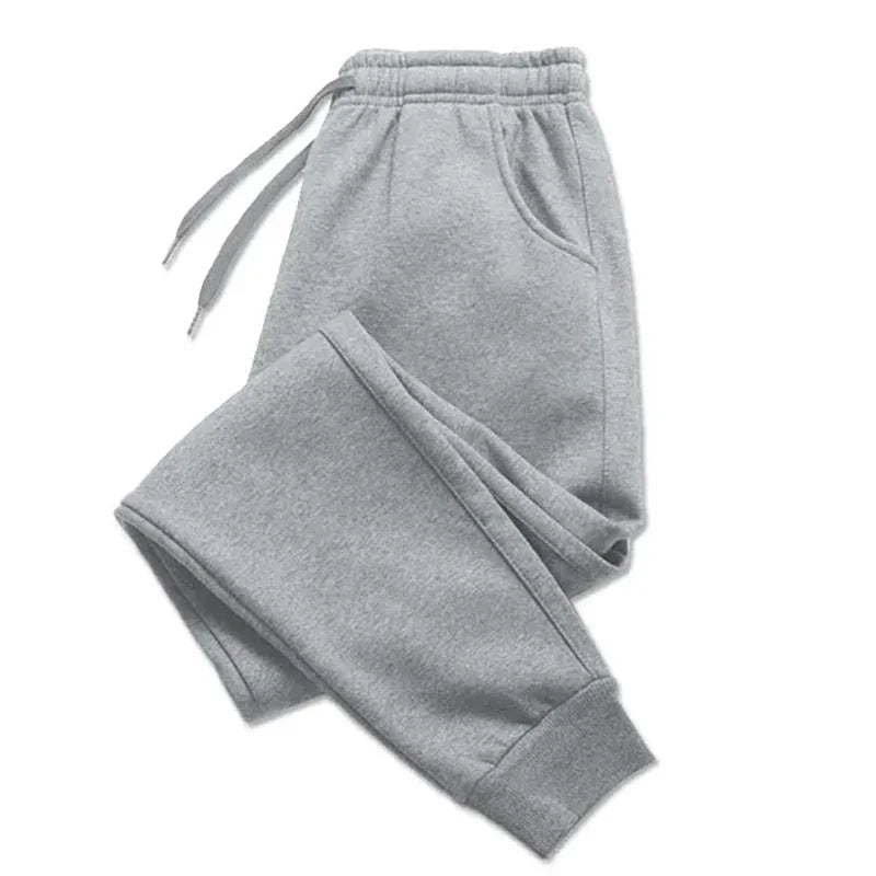 Mens Casual Autumn Winter Fleece Sweatpants for Running Jogging Sports Gym