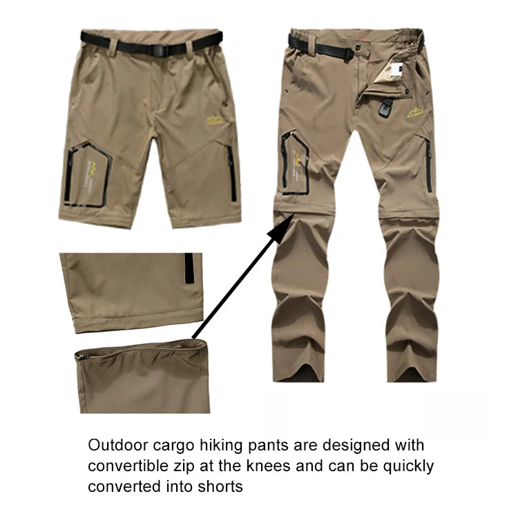 TRVLWEGO Men's Waterproof Camping Hiking Trekking Pants