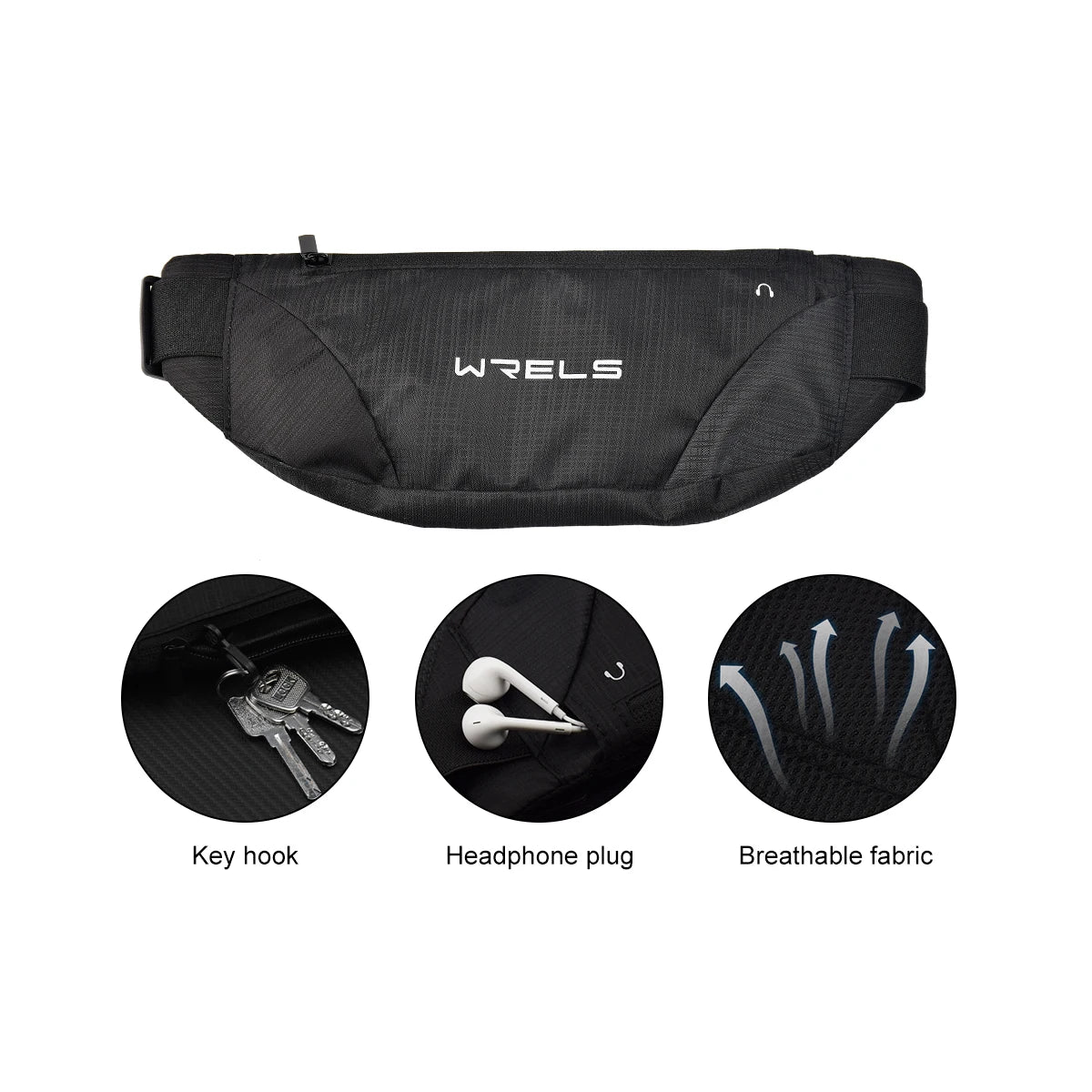 Ultra-thin Waterproof Outdoor Running Fitness Waist Bag Mobile Phone Bag