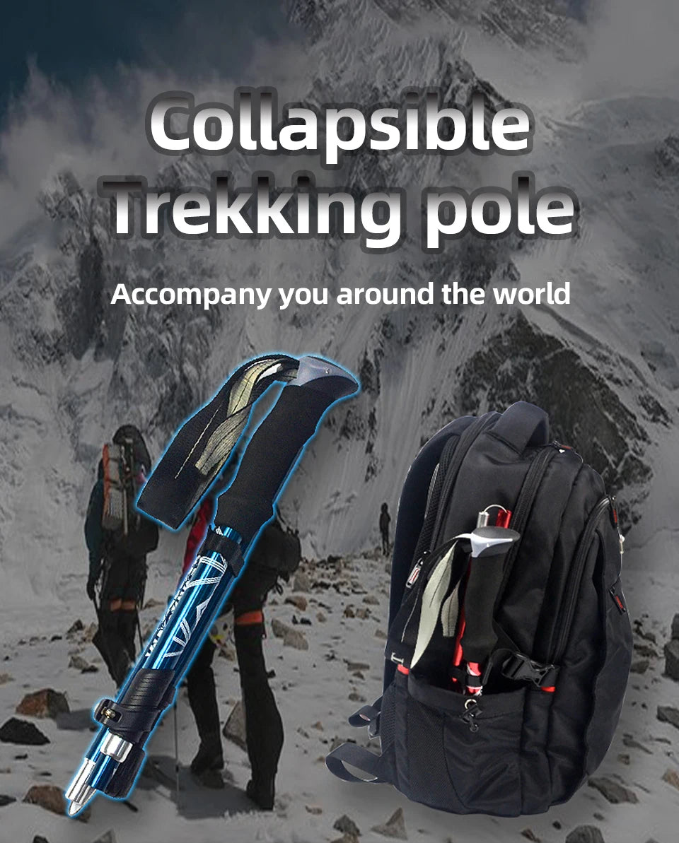 5 Section Outdoor Trekking Pole