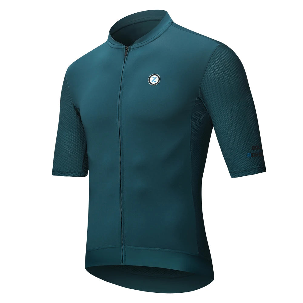 Slim Fit Breathable Men's Long Sleeve Cycling Jersey