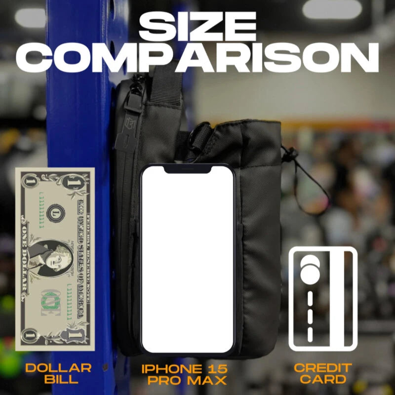 Magnetic Water Bottle Pouch Bag for Gym Outdoor Sports