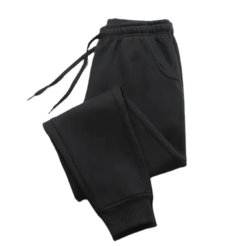 Mens Casual Autumn Winter Fleece Sweatpants for Running Jogging Sports Gym