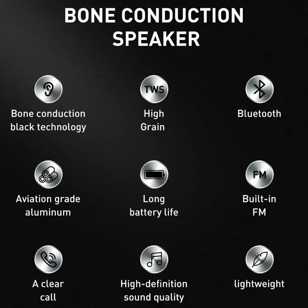 Bone Conduction Bluetooth Compatible Wireless Hummingbird Speaker