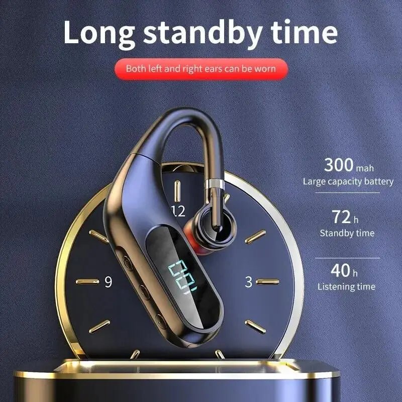 Bluetooth Headphones with Real - time Digital Display and HD Sound Quality - Xnest