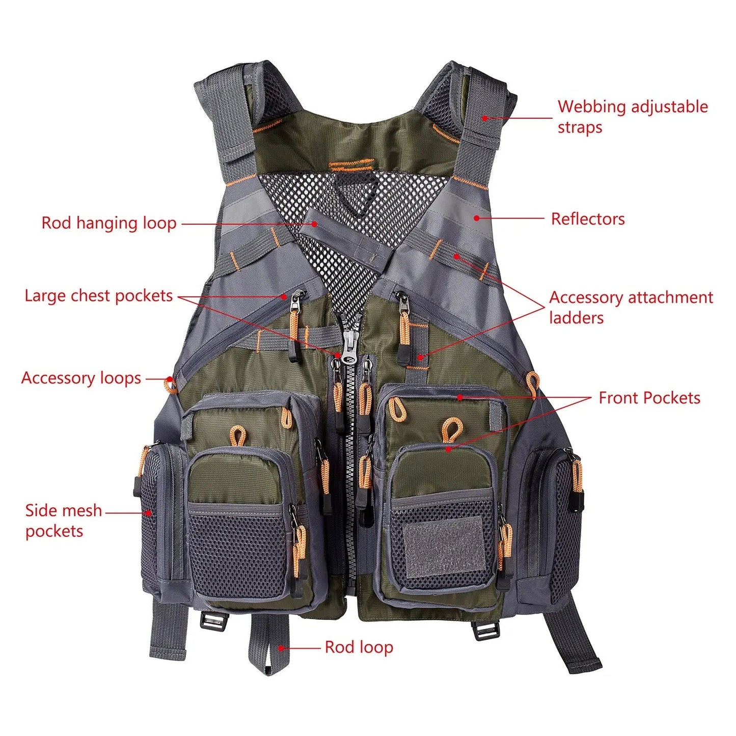 Breathable Fishing Vest - Xnest