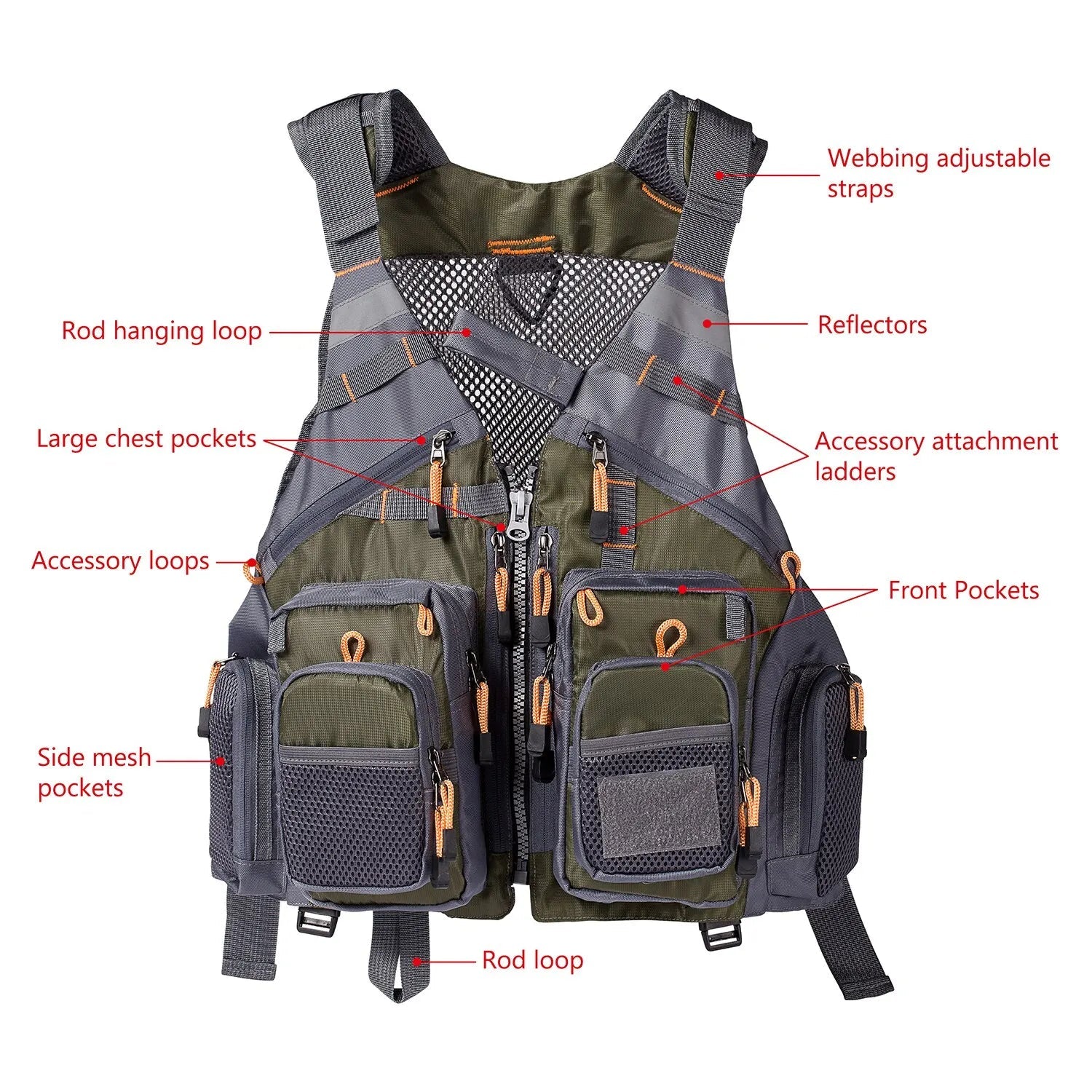 Breathable Fishing Vest - Xnest