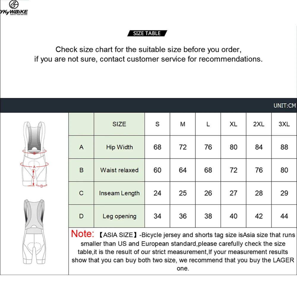 YKYWBIKE Cycling Bib Shorts for Men - Xnest