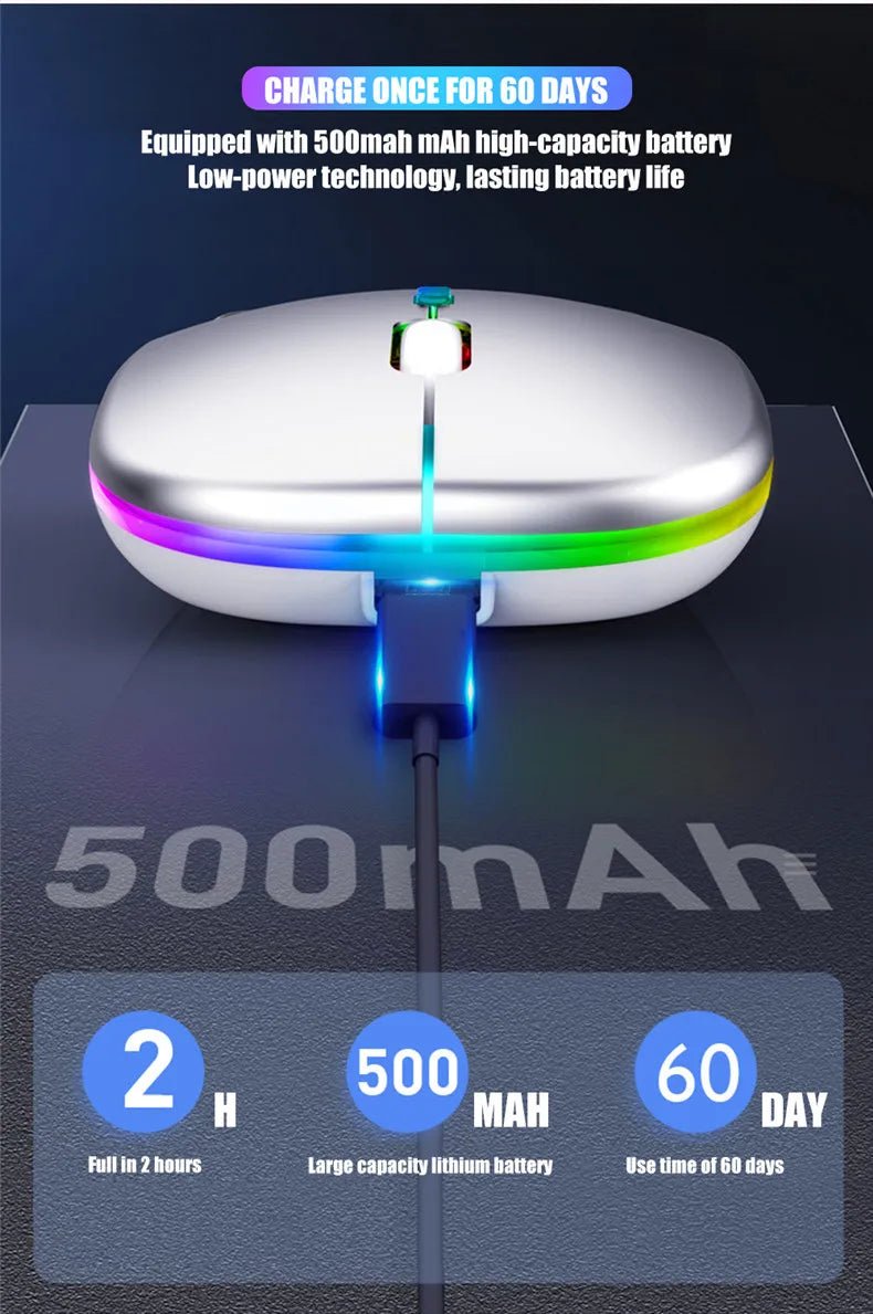 Silent Rechargeable Wireless Mouse - Xnest