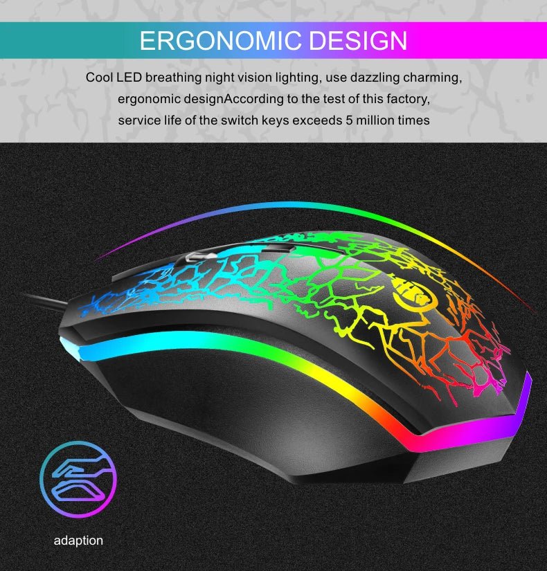 Gaming Keyboard & Mouse Set - Xnest