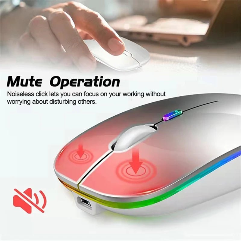 Silent Rechargeable Wireless Mouse - Xnest