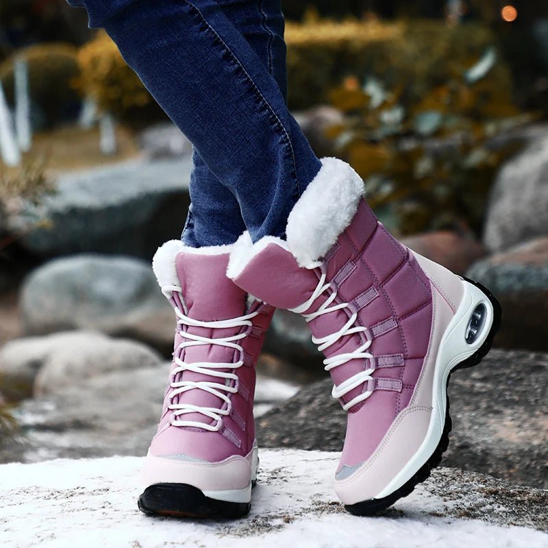 Women's Waterproof Winter Snow Boots - Xnest