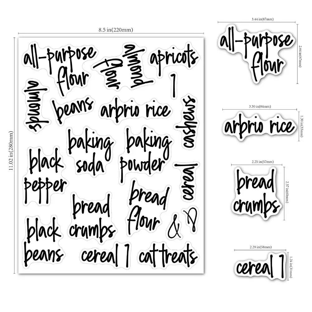 Self-Adhesive Pantry Labels - Xnest