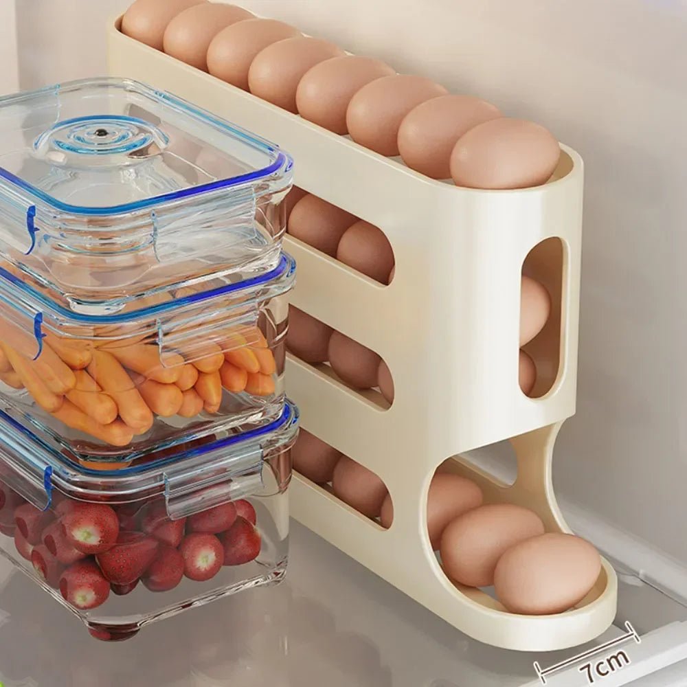 4 Layers Automatic Rolling Egg Holder - Xnest