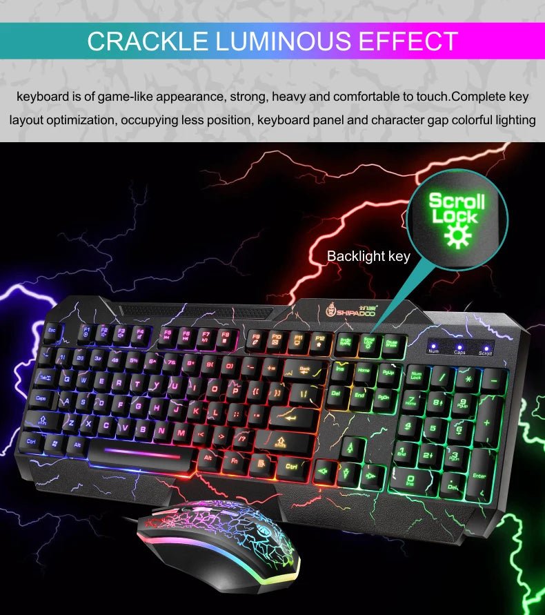 Gaming Keyboard & Mouse Set - Xnest