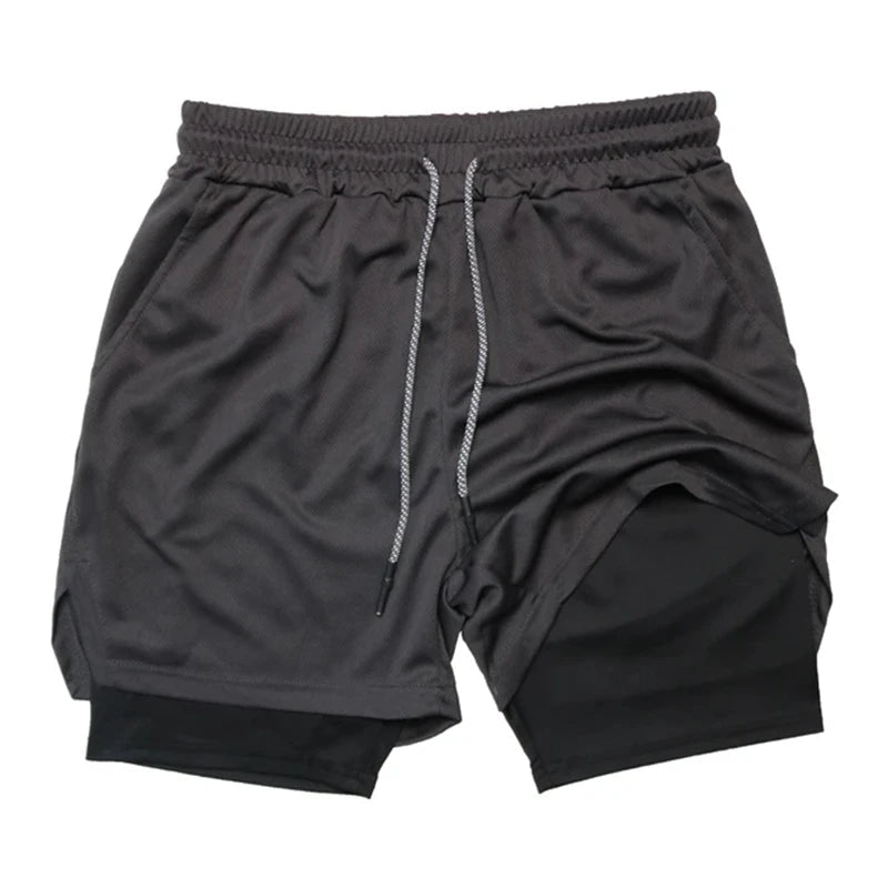 Men's Multi Pocket Fitness Running Shorts - Xnest