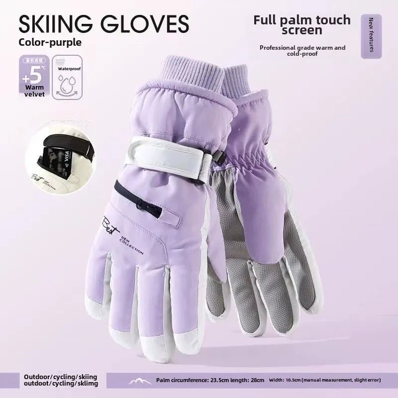 Non - Slip Waterproof Winter Cycling Ski Gloves - Xnest