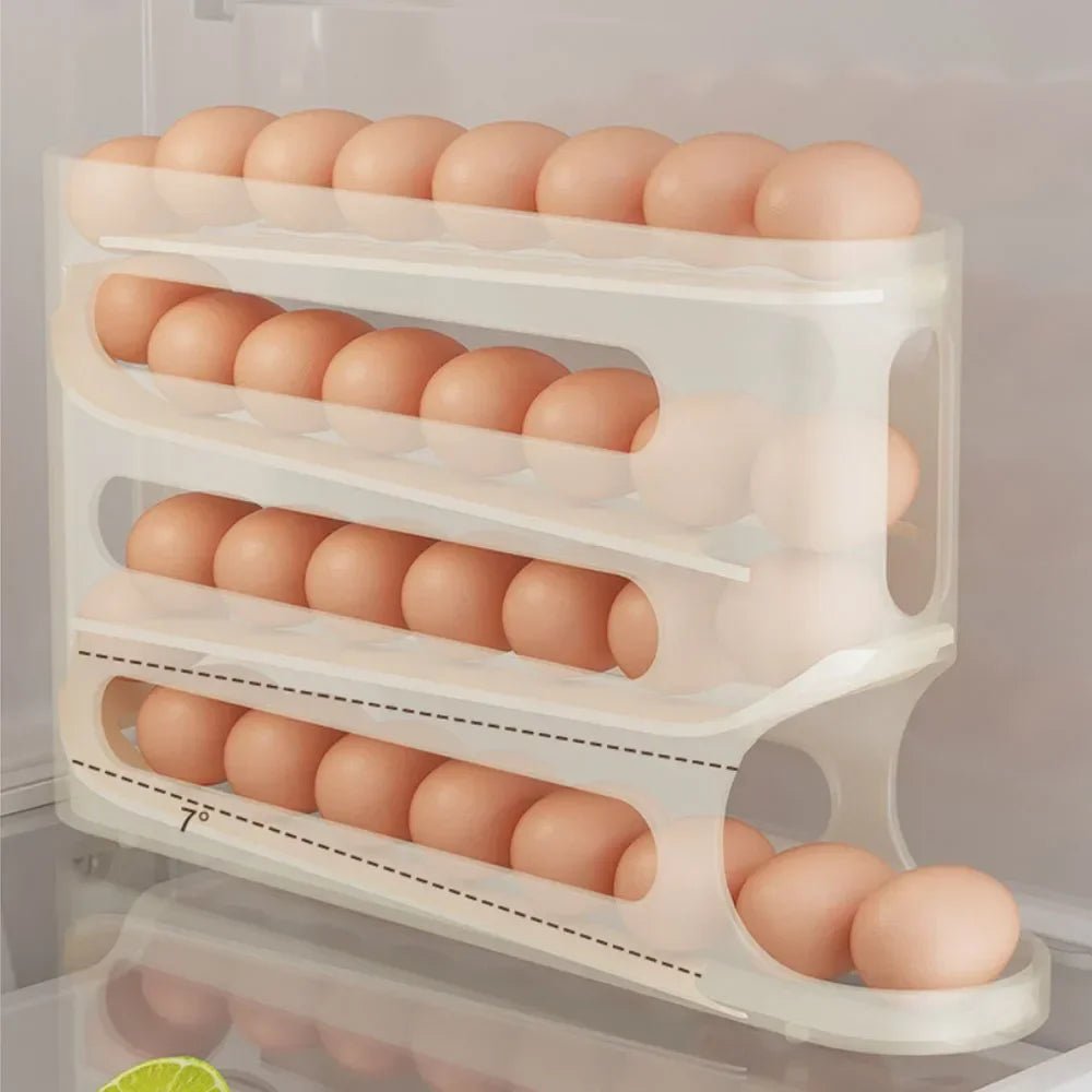 4 Layers Automatic Rolling Egg Holder - Xnest