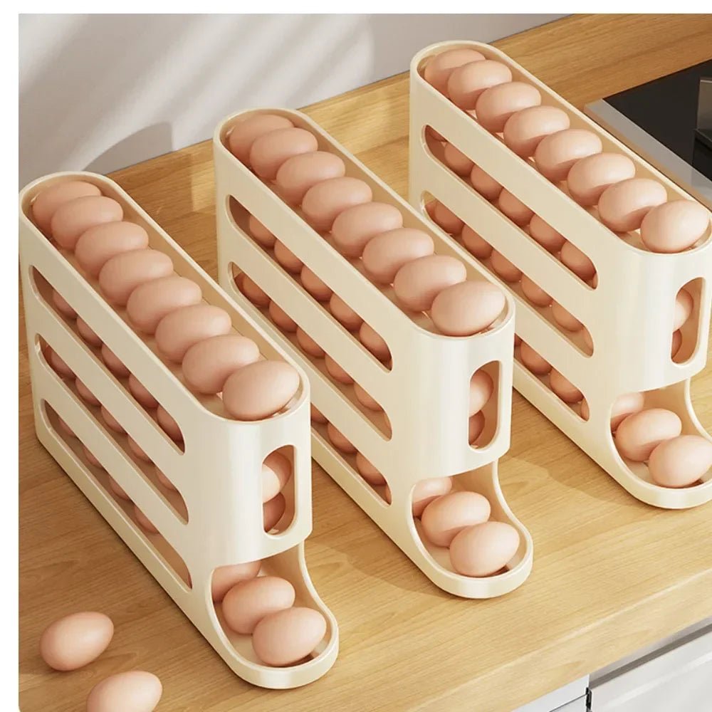 4 Layers Automatic Rolling Egg Holder - Xnest