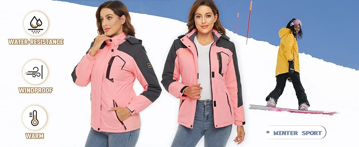 Women's Winter Ski Jacket - Xnest