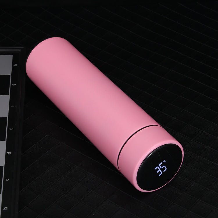 500ML Smart Water Bottle Stainless Steel Vacuum Flask with Intelligent Temperature Display - Xnest