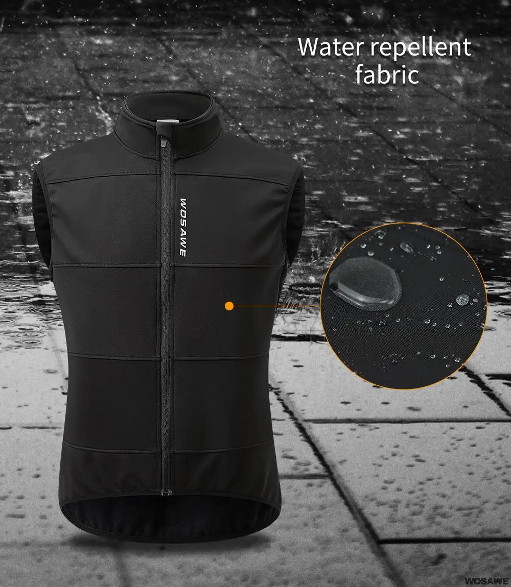 WOSAWE Winter Cycling Gilet for Men - Xnest
