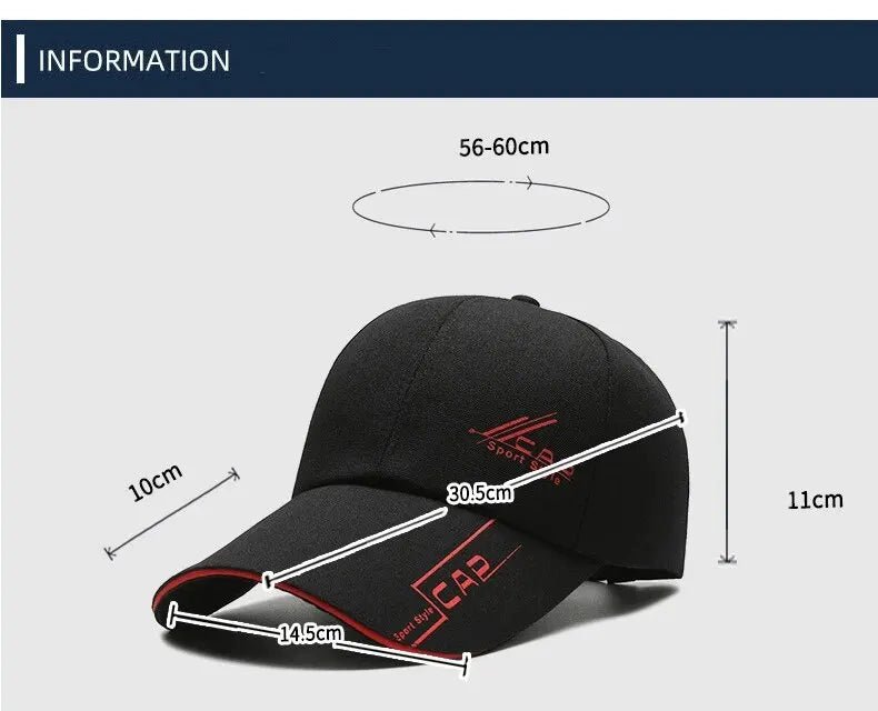 Summer Long Brim Baseball Cap - Xnest