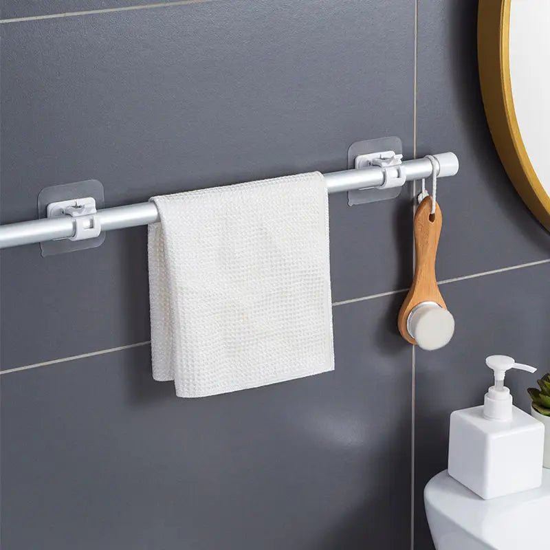 Adjustable Nail - Free Self Adhesive Curtain Rod Clip - Xnest
