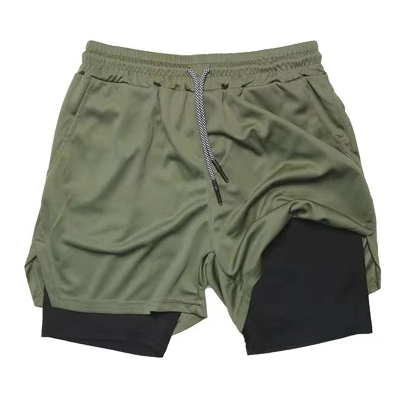 Men's Multi Pocket Fitness Running Shorts - Xnest