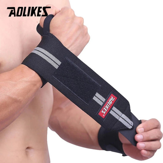 1 Pair Wrist Support Weight Lifting Gym Training Wristband - Xnest