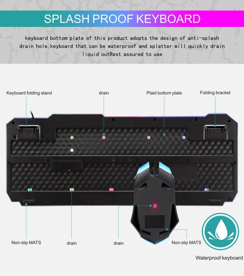 Gaming Keyboard & Mouse Set - Xnest
