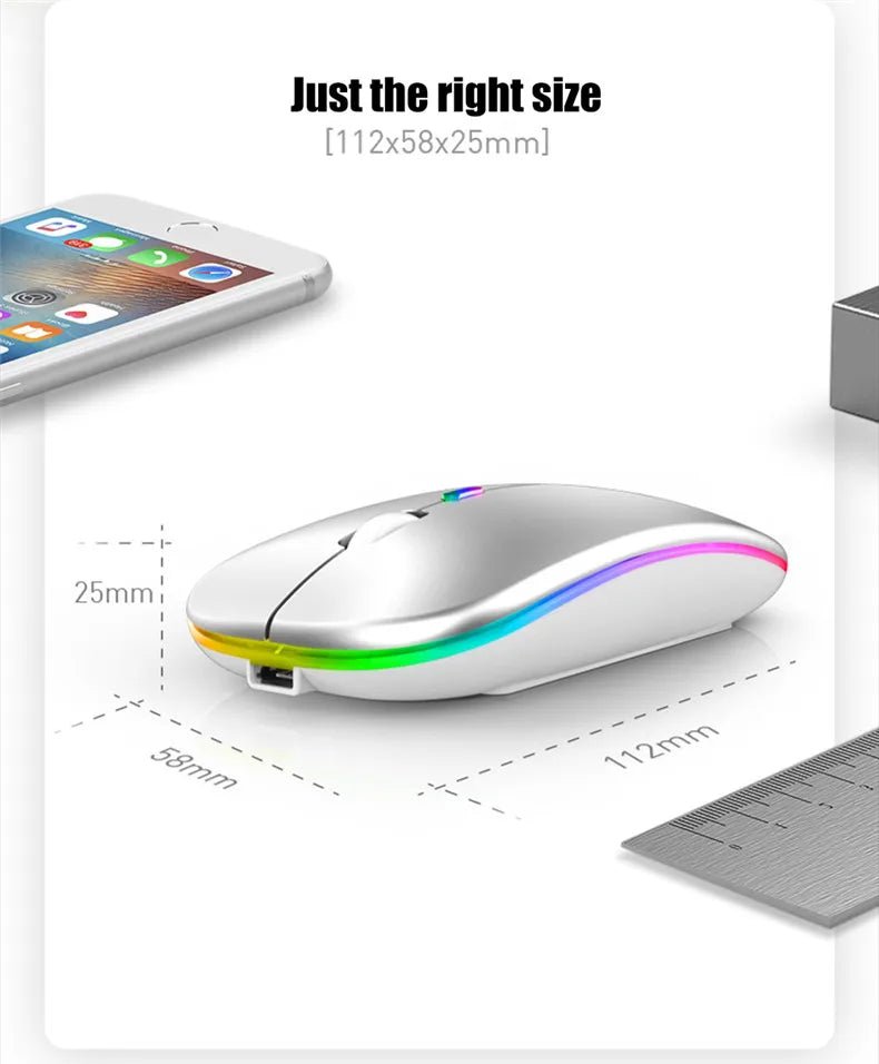 Silent Rechargeable Wireless Mouse - Xnest