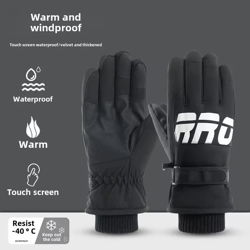 Non - Slip Waterproof Winter Cycling Ski Gloves - Xnest