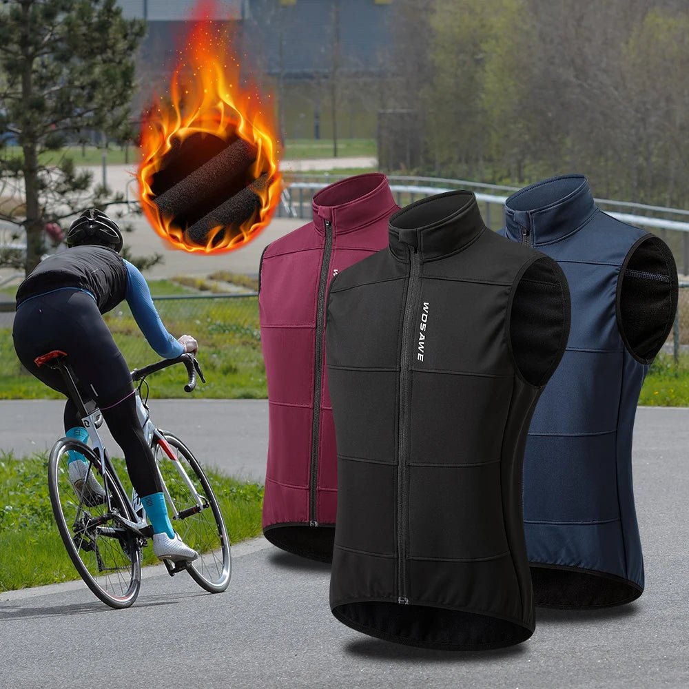 WOSAWE Winter Cycling Gilet for Men - Xnest