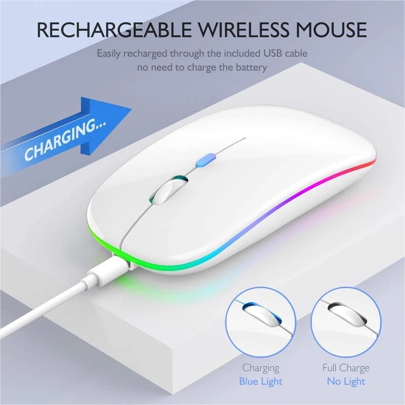 Silent Rechargeable Wireless Mouse - Xnest