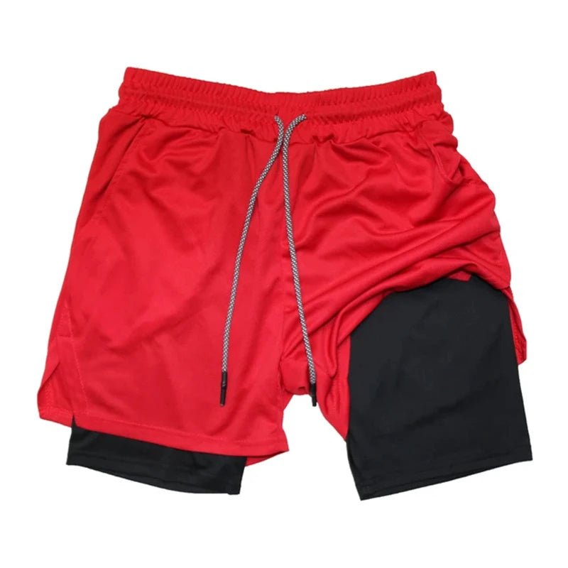 Men's Multi Pocket Fitness Running Shorts - Xnest