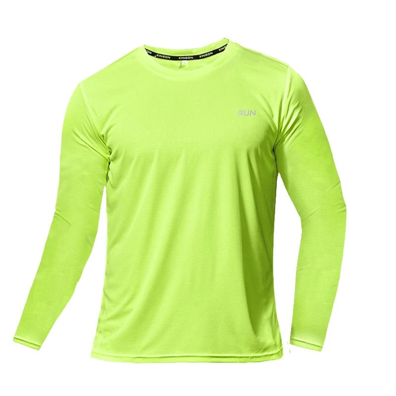 Summer Ice Silk Long Sleeve Breathable T-Shirt Men - Xnest