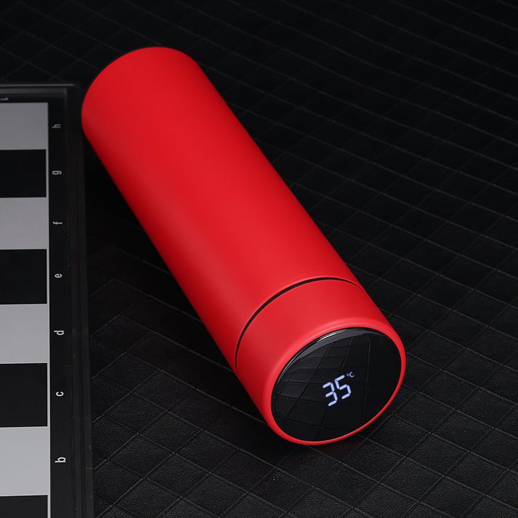 500ML Smart Water Bottle Stainless Steel Vacuum Flask with Intelligent Temperature Display - Xnest