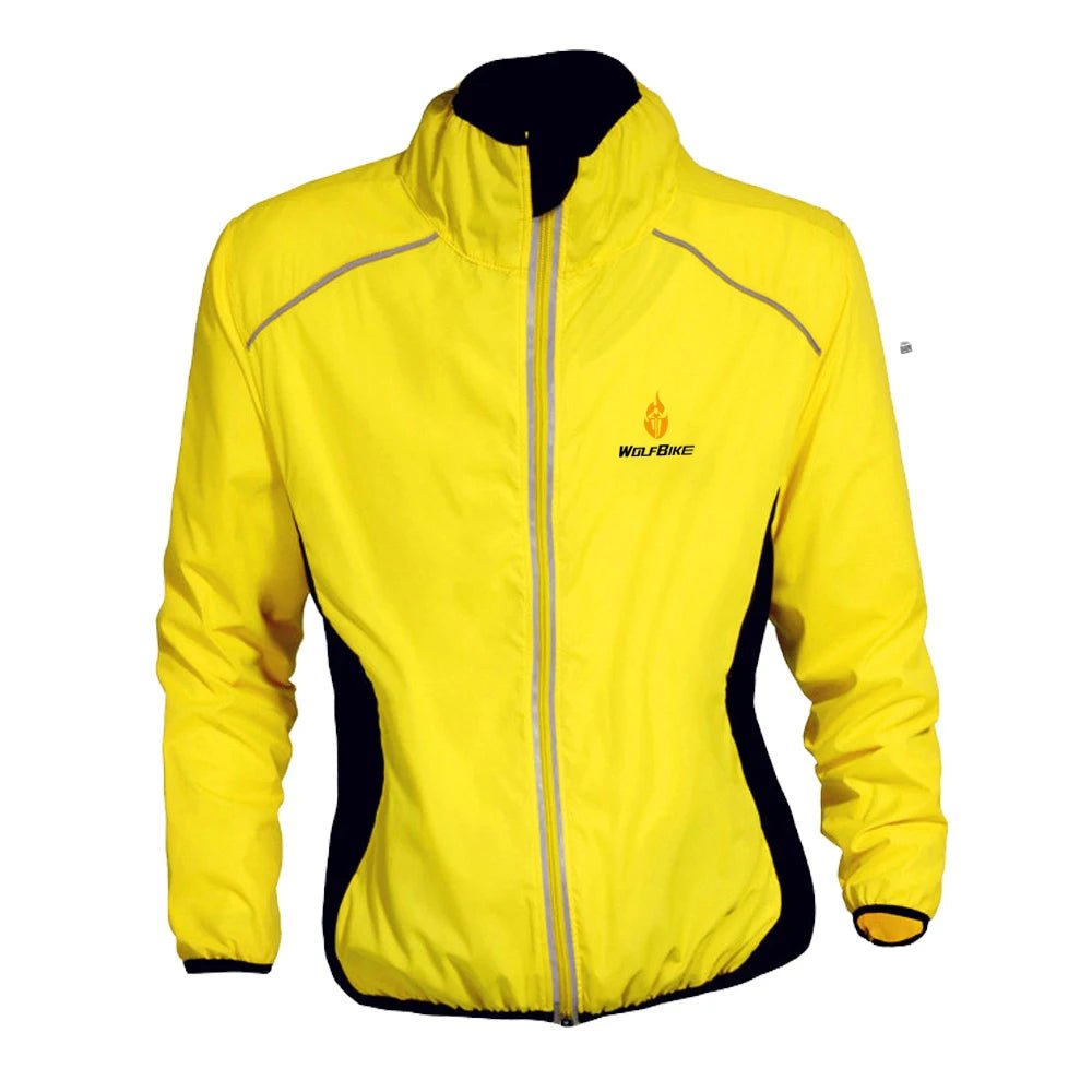 WOSAWE Men's Windproof Water - repellent Reflective Cycling Jacket - Xnest