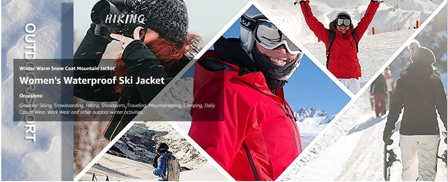 Women's Winter Ski Jacket - Xnest